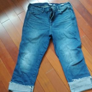 Old navy glare ankle jeans size 14 high rise